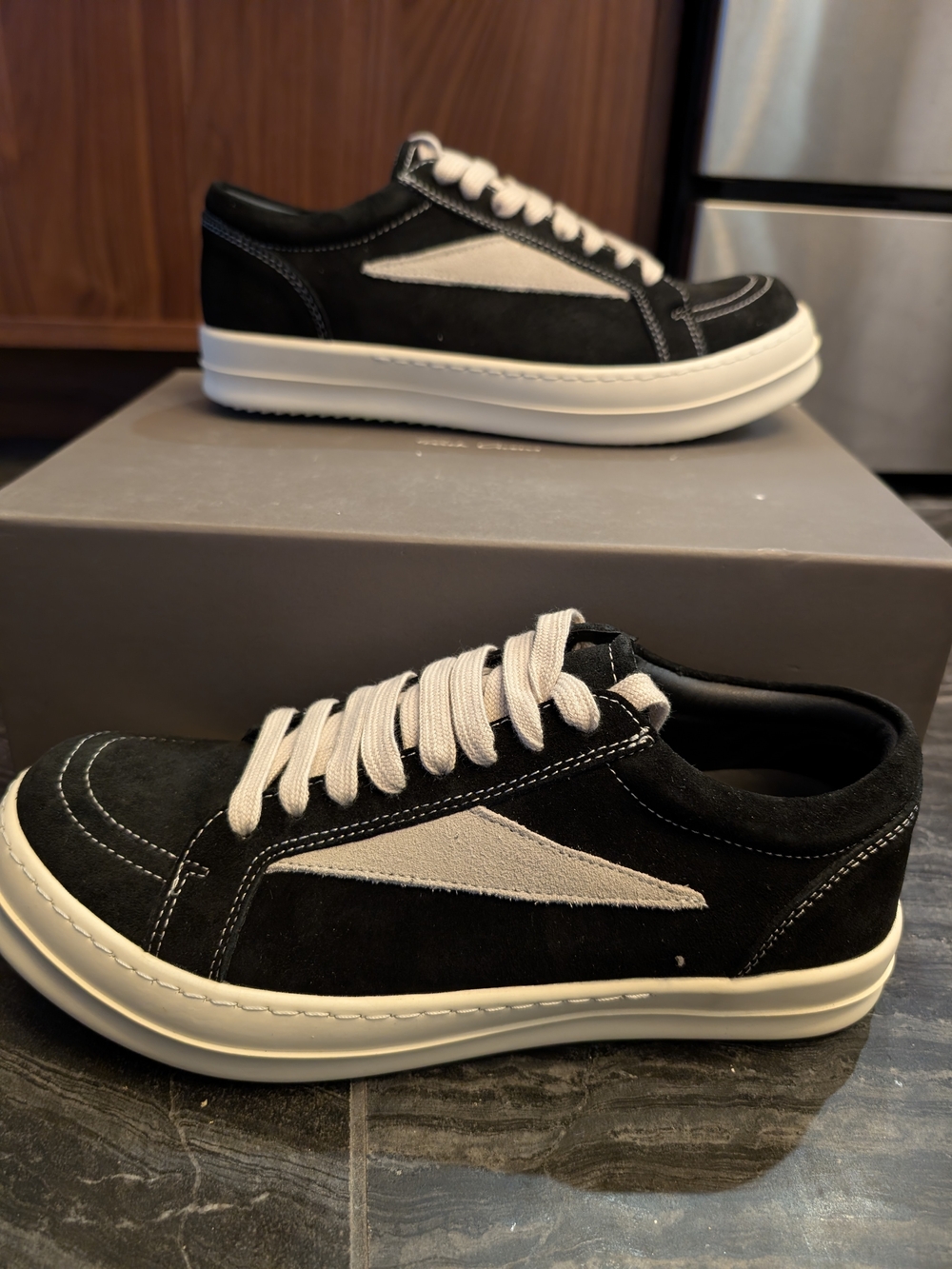 Black Rick Owens Vans